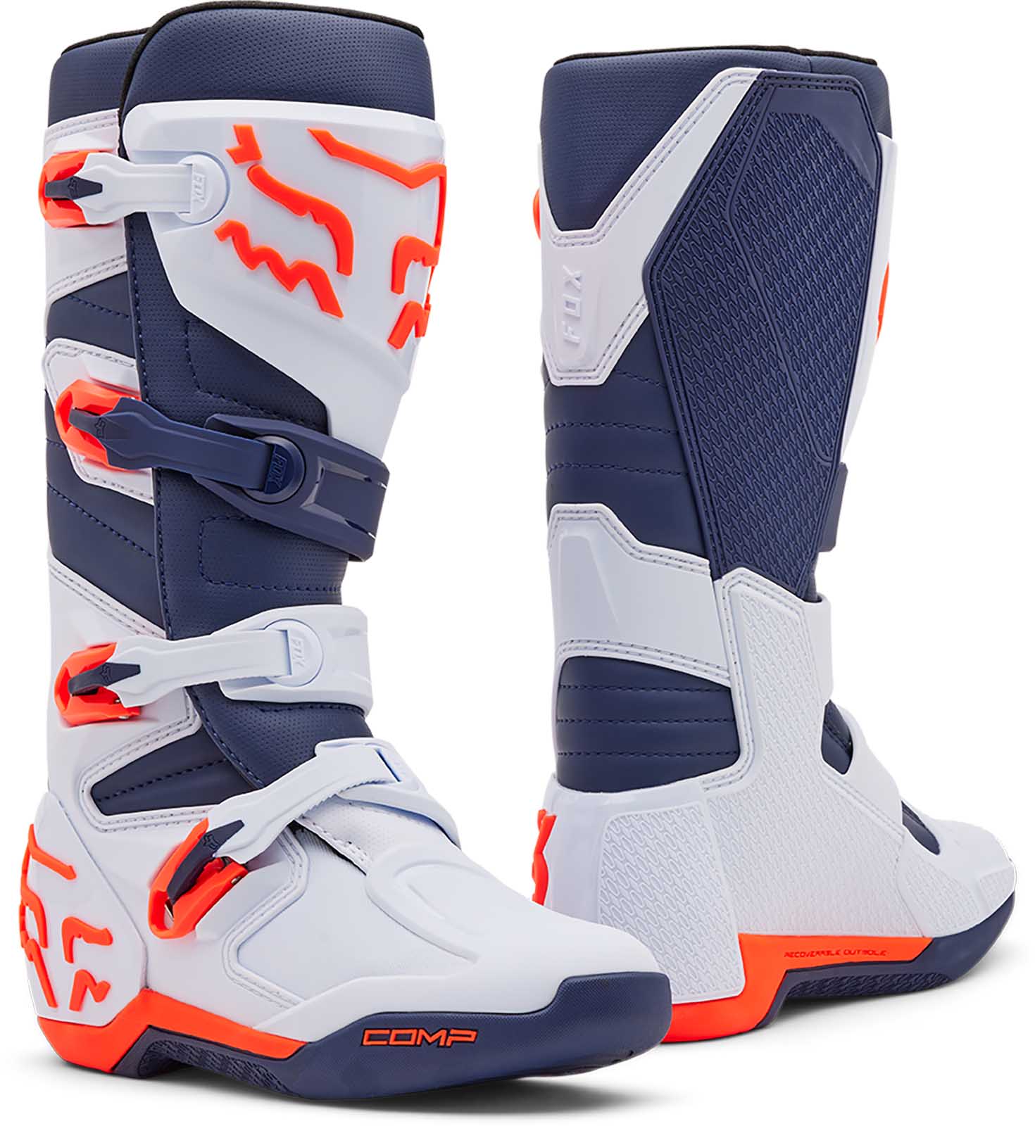 Fox Racing Comp Boots - Men's Motocross MX Off Road Dirt Bike ATV Enduro - Picture 47 of 51