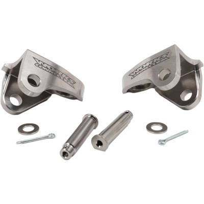 Image for Works Connection Titanium Footpeg Mounts