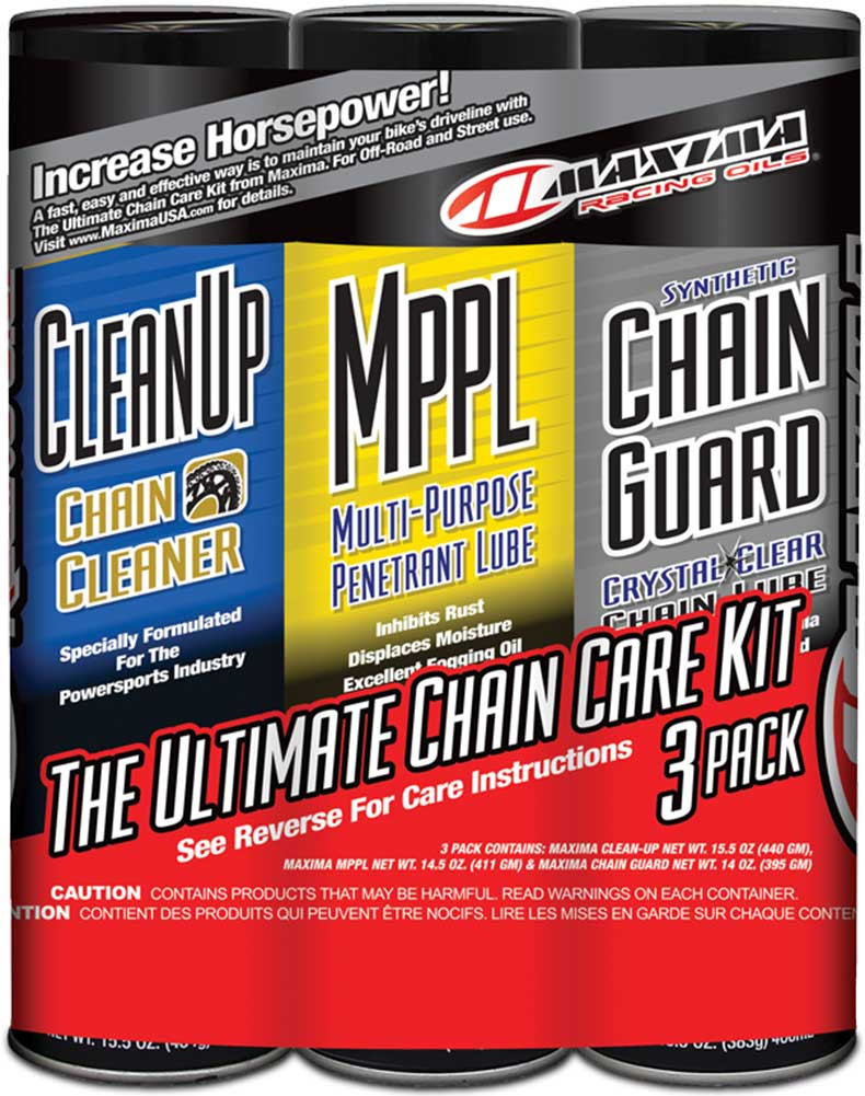 Maxima Synthetic Chain Guard Care Combo Kit 70-779203