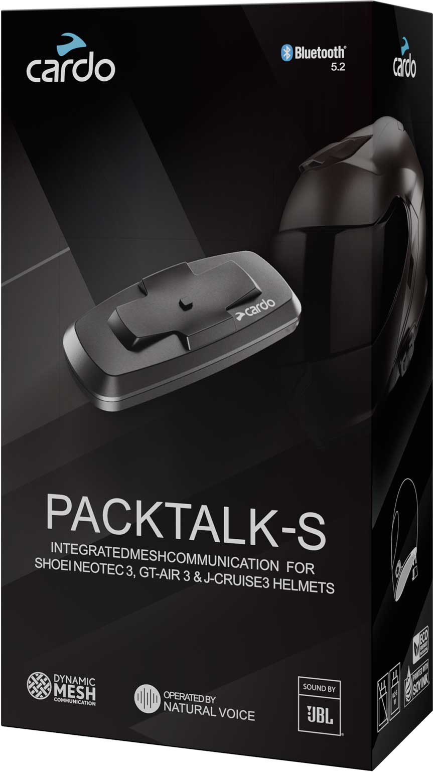 Cardo Shoei Packtalk-S Communication System 1511-0001-00