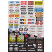 Factory Effex Micro Sponsor Sticker Sheet 10-68014