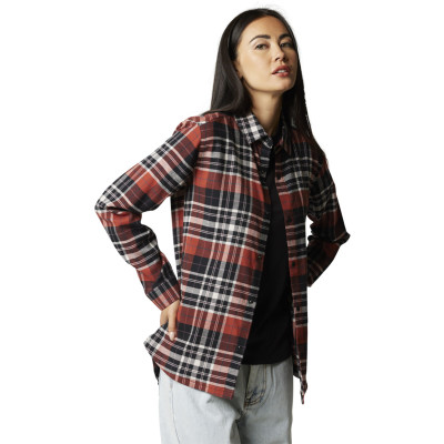 Image for Fox Racing Women's Foxlover Stretch Flannel Shirt