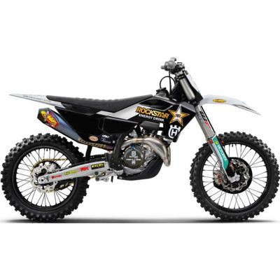Image for Factory Effex 2023 Rockstar Husqvarna Factory Racing Graphic Kit
