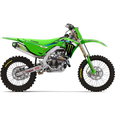 Image for Throttle Syndicate 2025 Team Green Monster Energy Kawasaki Graphic Kit