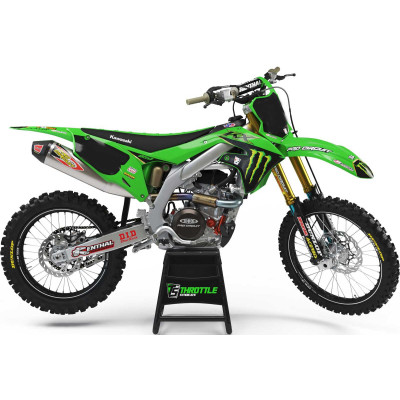 Image for Throttle Syndicate 2021 Team Green Monster Energy Kawasaki Graphic Kit