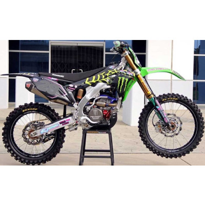 Image for Throttle Syndicate 2021 Pro Circuit Monster Fox Retro Kawasaki Graphic Kit