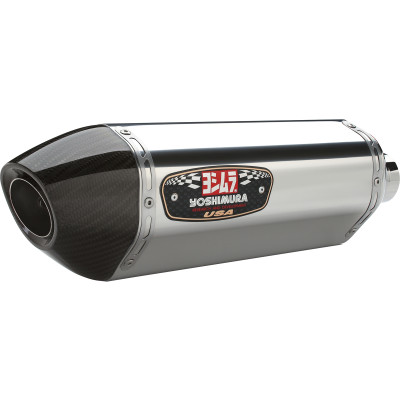 Image for Yoshimura R-77 Street Series Stainless/Carbon Slip-On Exhaust