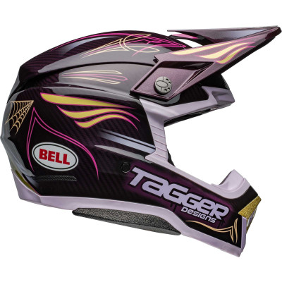 Image for Bell Moto-10 Spherical Tagger Purple Haze Helmet