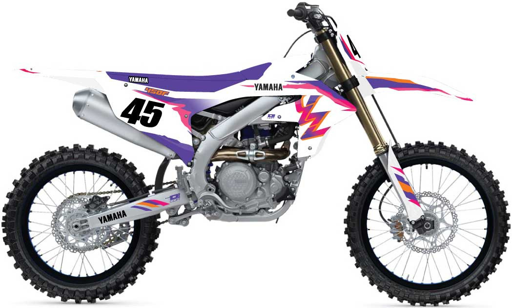 2023 D'Cor Visuals Yamaha Retro Full Graphic Kit