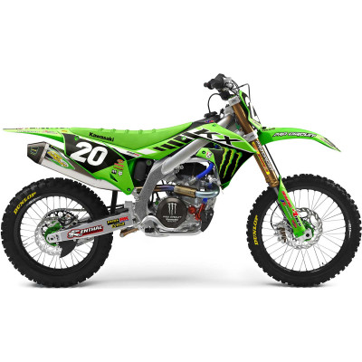 Image for Throttle Syndicate 2024 Pro Circuit Monster Kawasaki Team Full Graphic Kit