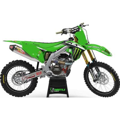 Image for Throttle Syndicate 2023 Team Green Monster Energy Kawasaki Graphic Kit