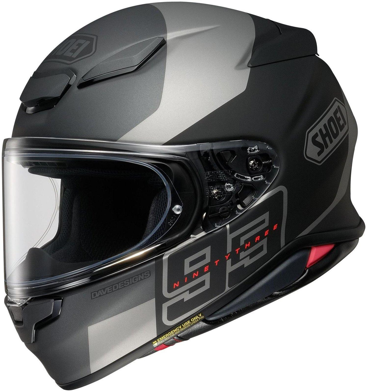 Shoei RF-1400 MM93 Collection Rush Full Face Street Helmet 0101-2005