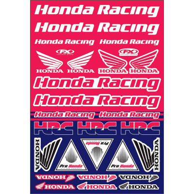 Factory Effex Honda Racing Sticker Sheet 22-68332