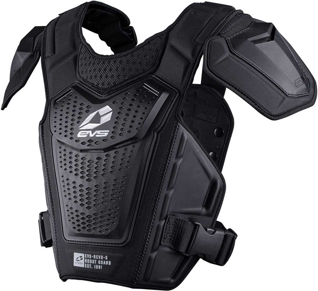 EVS Revo 5 Roost Guard RV5-BK/WH