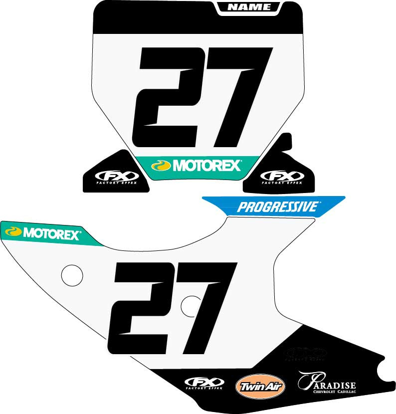 Factory Effex 2025 Rockstar Husqvarna Factory Racing Custom Backgrounds